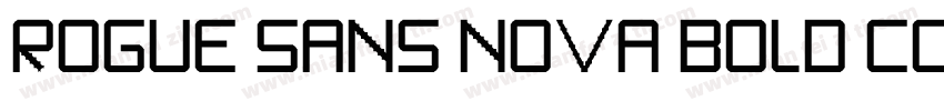 Rogue Sans Nova Bold Condensed Ital字体转换